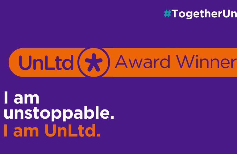Logo stating that this Business is an unlimited award winner.  The tag line states 'I am unstoppable, I am unlimited' 